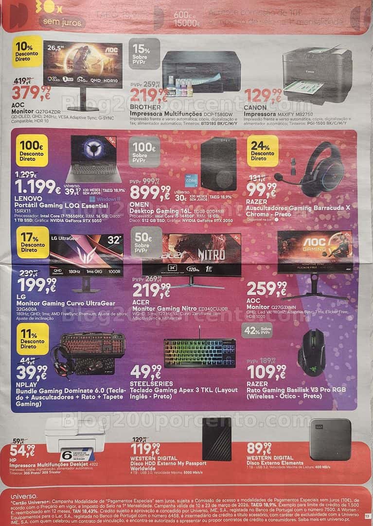 Antevisão Folheto WORTEN Promoções de 10 a 23 março